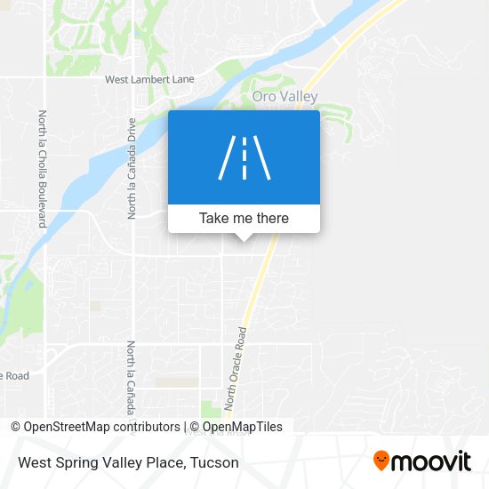 Mapa de West Spring Valley Place
