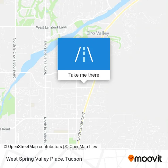 West Spring Valley Place map