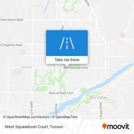 West Squawbush Court map