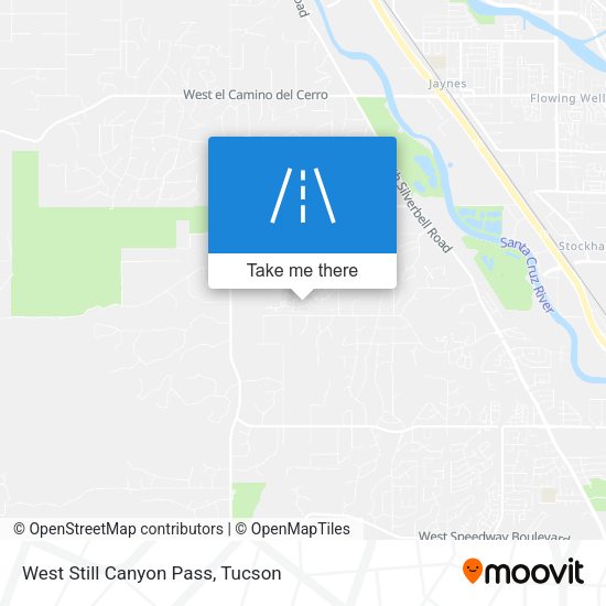 West Still Canyon Pass map
