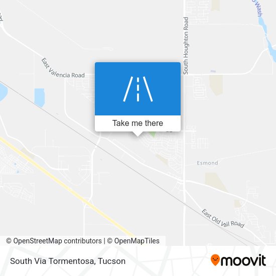 South Via Tormentosa map
