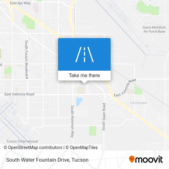 South Water Fountain Drive map