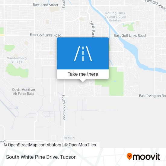 South White Pine Drive map