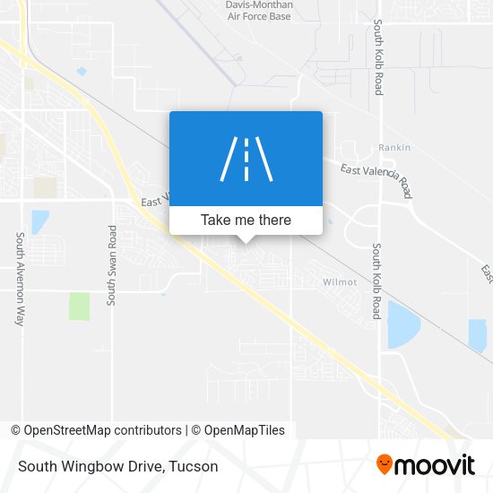 Mapa de South Wingbow Drive