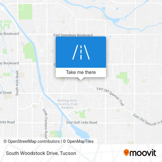 Mapa de South Woodstock Drive