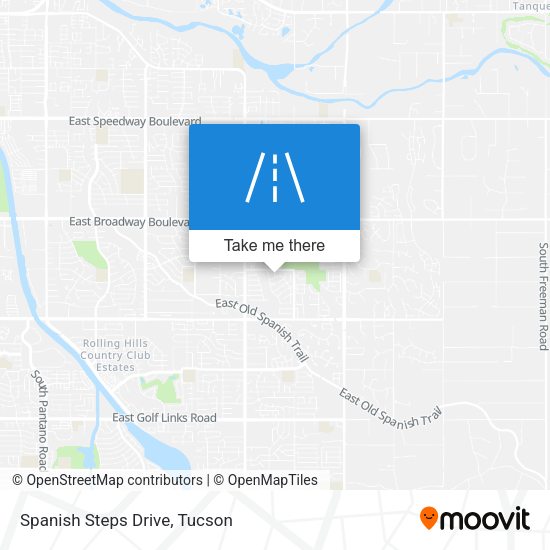Spanish Steps Drive map