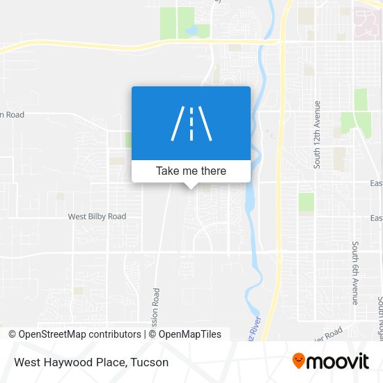 Mapa de West Haywood Place