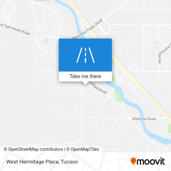 West Hermitage Place map