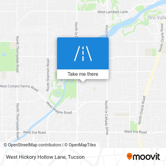 Mapa de West Hickory Hollow Lane