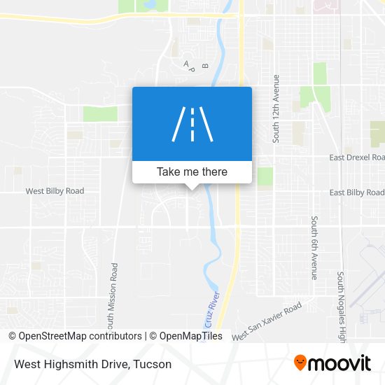 West Highsmith Drive map