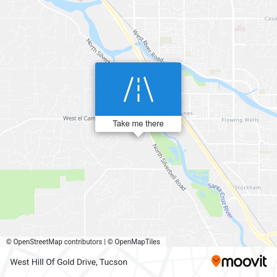 Mapa de West Hill Of Gold Drive