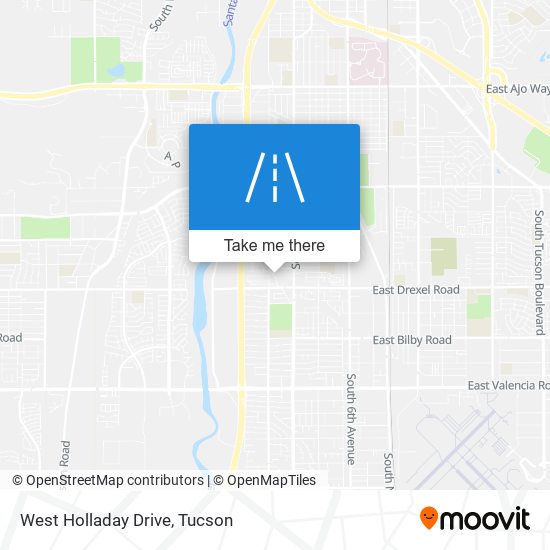 West Holladay Drive map