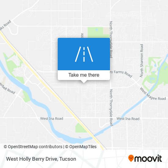 West Holly Berry Drive map