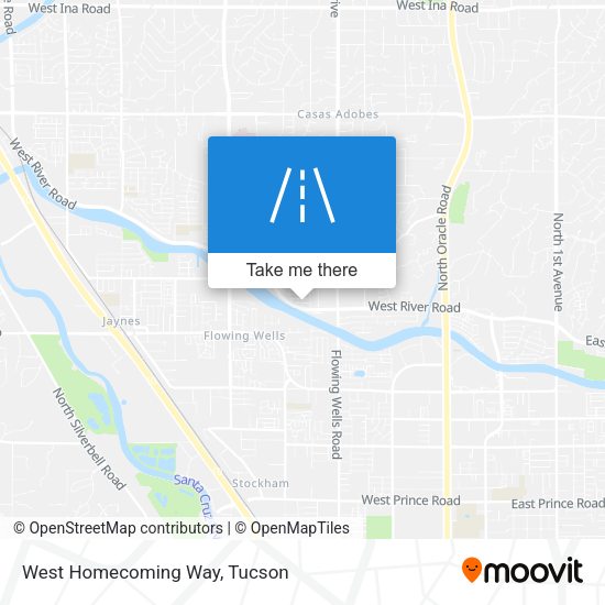 West Homecoming Way map