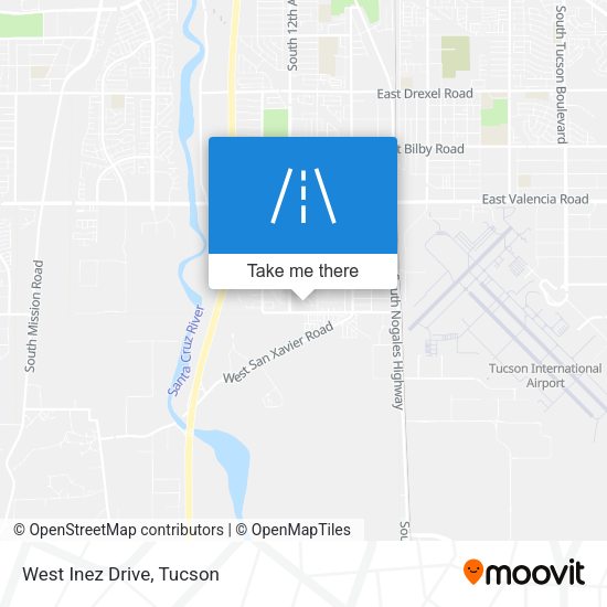 Mapa de West Inez Drive