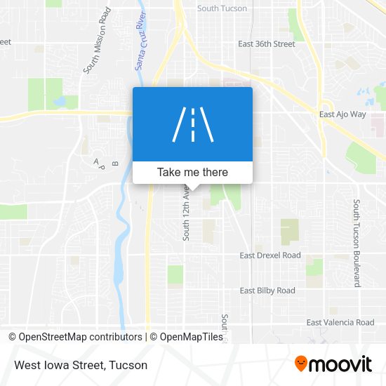 Mapa de West Iowa Street