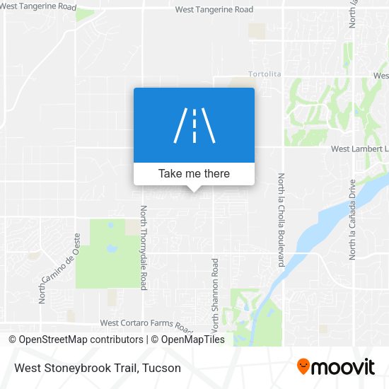 Mapa de West Stoneybrook Trail