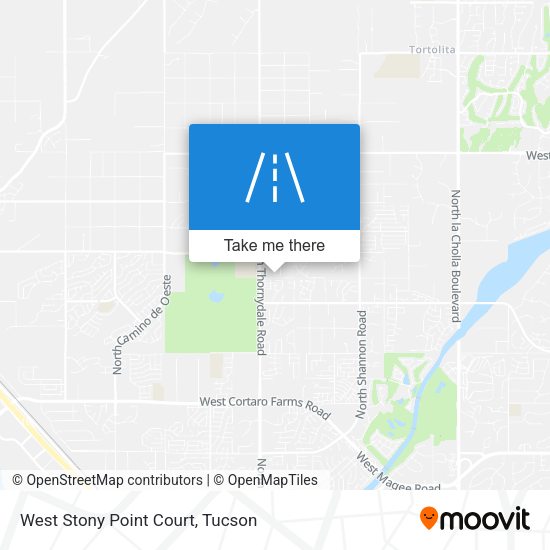 Mapa de West Stony Point Court