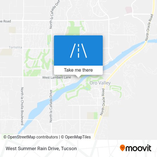West Summer Rain Drive map