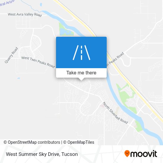 Mapa de West Summer Sky Drive