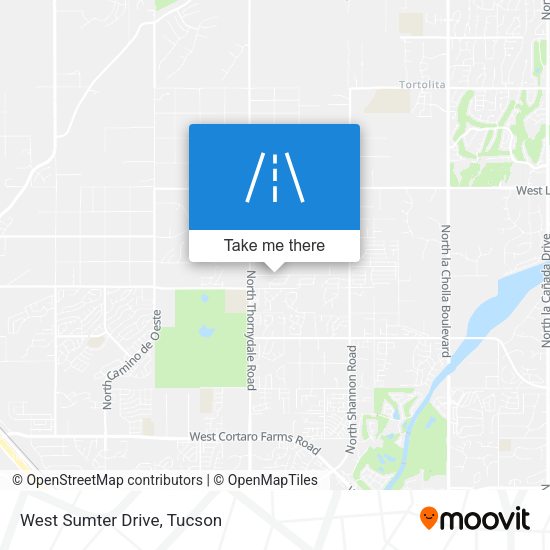 West Sumter Drive map