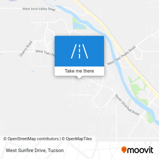 Mapa de West Sunfire Drive