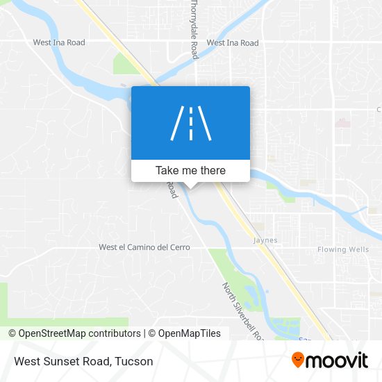 Mapa de West Sunset Road