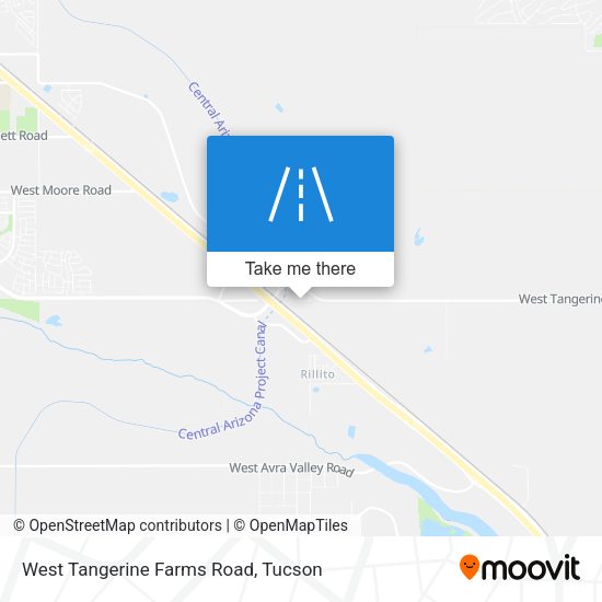 West Tangerine Farms Road map