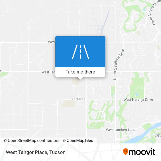 West Tangor Place map