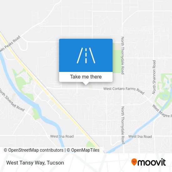 Mapa de West Tansy Way