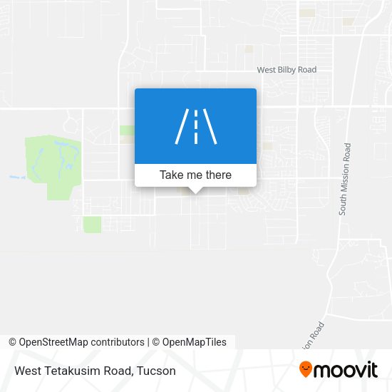 West Tetakusim Road map