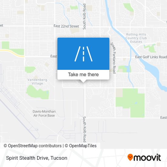 Mapa de Spirit Stealth Drive