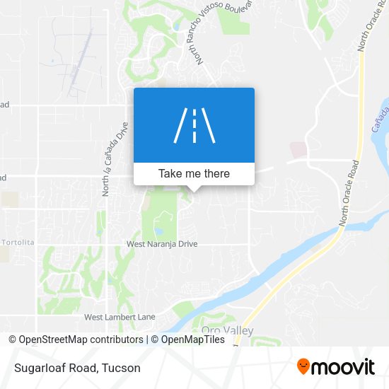 Sugarloaf Road map