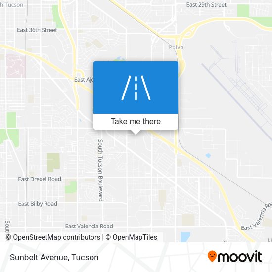 Mapa de Sunbelt Avenue