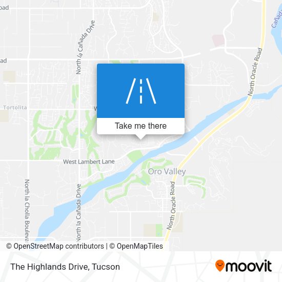 The Highlands Drive map