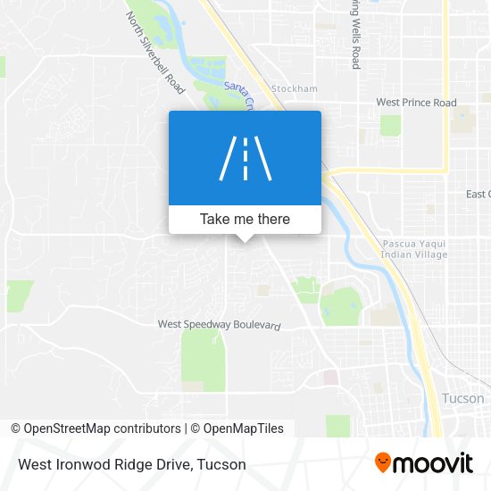 West Ironwod Ridge Drive map