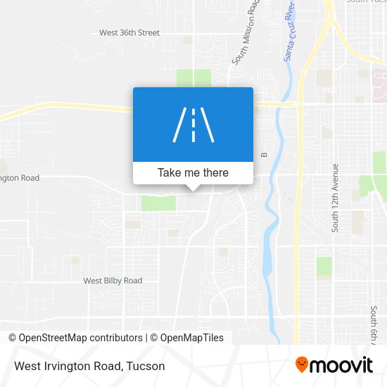 West Irvington Road map