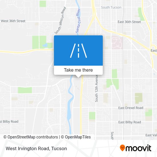 West Irvington Road map
