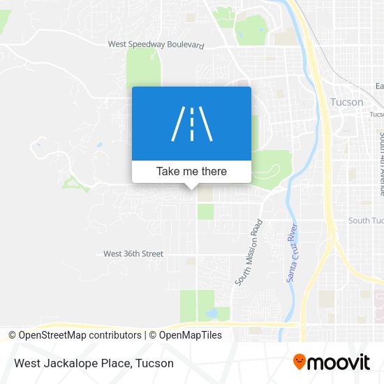 West Jackalope Place map