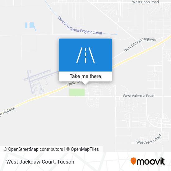 West Jackdaw Court map