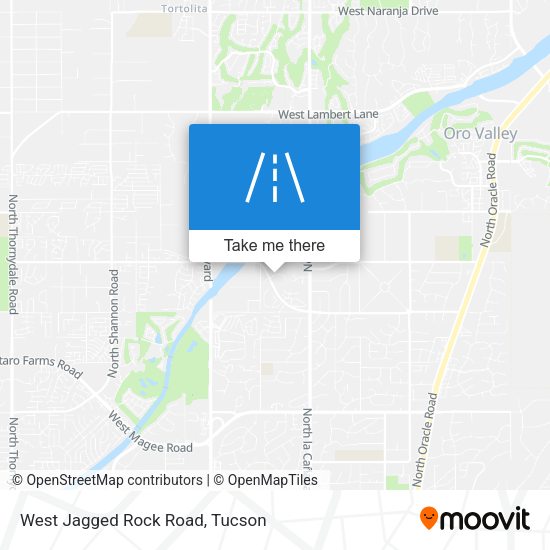 Mapa de West Jagged Rock Road