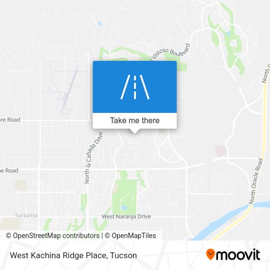 West Kachina Ridge Place map