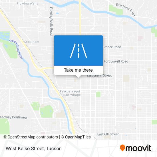 West Kelso Street map