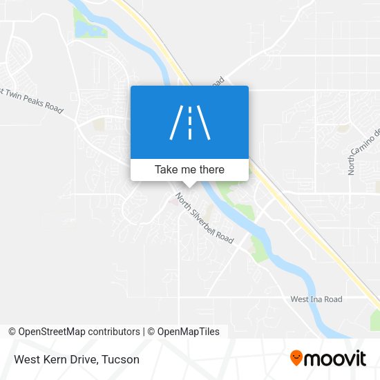 Mapa de West Kern Drive