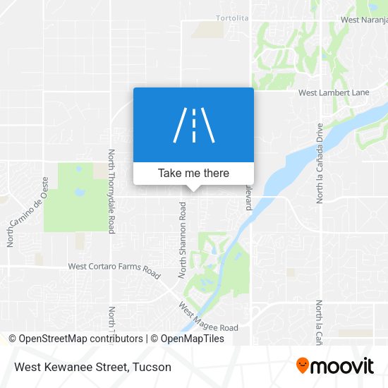 Mapa de West Kewanee Street