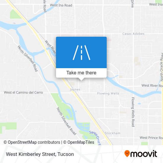 West Kimberley Street map