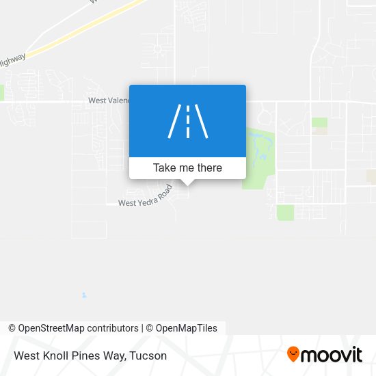 West Knoll Pines Way map