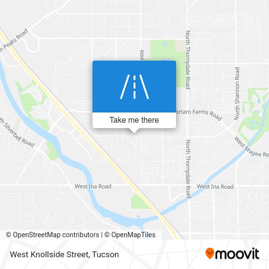 West Knollside Street map