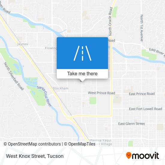Mapa de West Knox Street