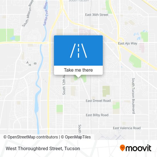 West Thoroughbred Street map